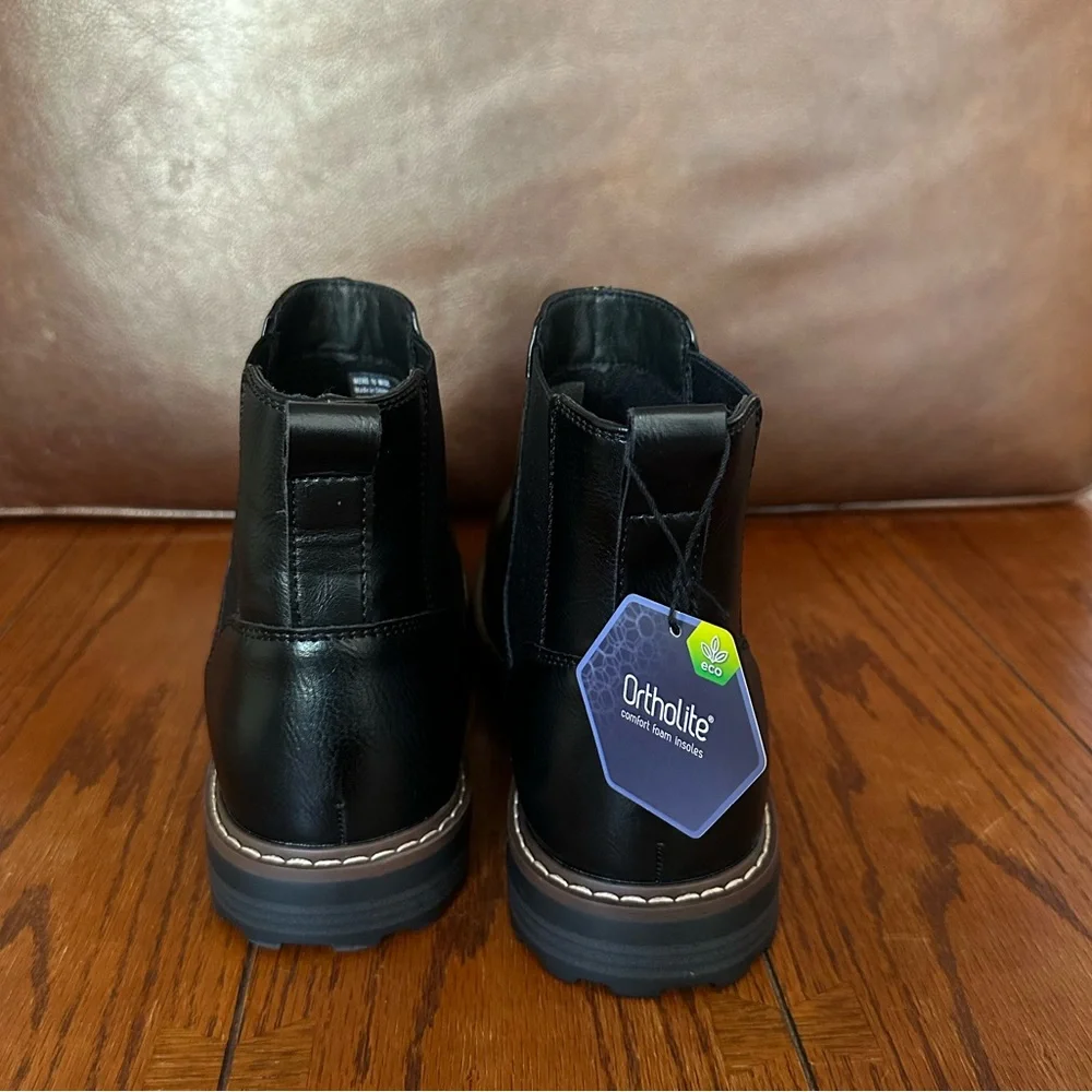 Sonoma Black Leather Chelsea Boots